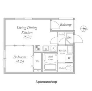 ロイヤルレジデンス鶴橋【2階】の間取り