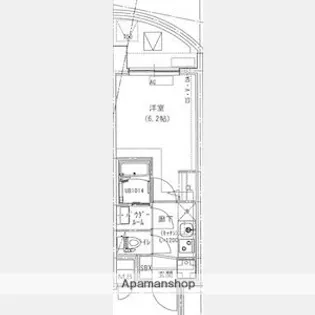 ALIVIS放出【4階】の間取り