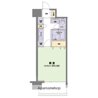 アーバンエース東心斎橋パル【4階】の間取り