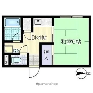 末広ビル【6階】の間取り
