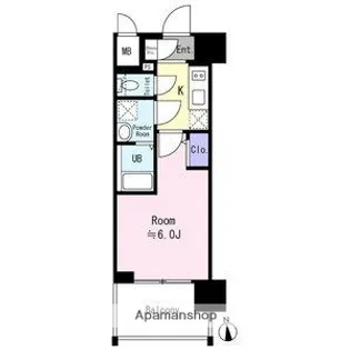 エスリード大阪城EAST【10階】の間取り