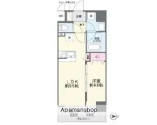 Fuku島之内【2階】の間取り