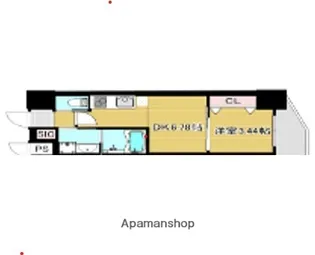 クローバー・グランデ今里【8階】の間取り