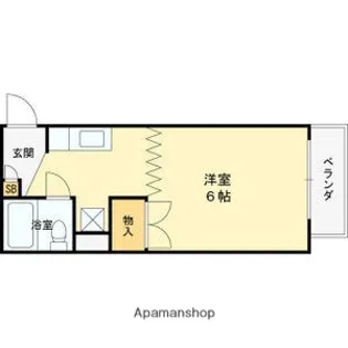 コニシハイツ【1階】の間取り