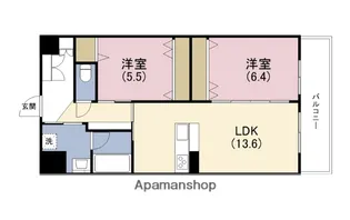ARCOIRIS【4階】の間取り
