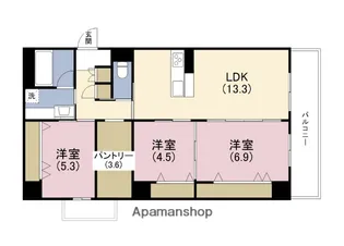 ARCOIRIS【8階】の間取り