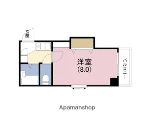 エムロード三番館【4階】の間取り