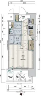レジュールアッシュ緑橋駅前【2階】の間取り