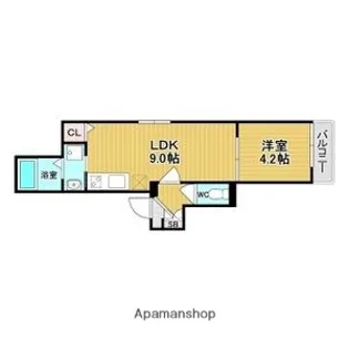 (仮称) F ASECIA COLLINE【2階】の間取り