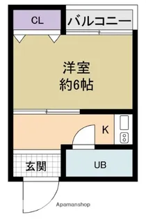 サンハイツ林寺【2階】の間取り