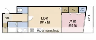 エイトフォレスト森ノ宮【2階】の間取り