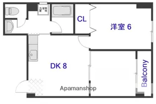 SCUDERIA関目駅前【3階】の間取り