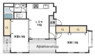 LEEPLAZAⅡ【5階】の間取り