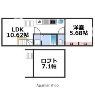 MISAWA Z館【2階】の間取り