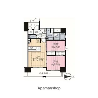 クレアホームズフラン本町橋【14階】の間取り