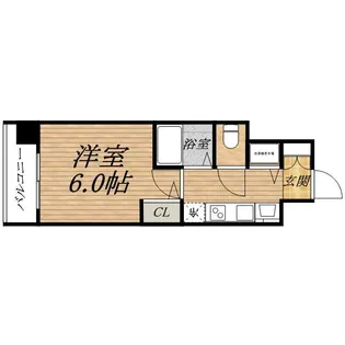 プレサンス上町台東平【0406号室】の間取り
