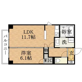 ブリリアント同心【0903号室】の間取り