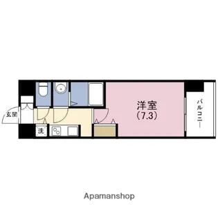 サムティ福島VIVENTE【4階】の間取り