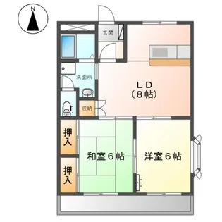 ふれぐらんすさつき【1階】の間取り