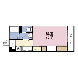 リブリ・シャルマン・パレス・吉野【3階】の間取り