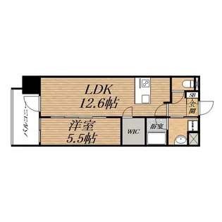 プレサンス心斎橋ニスト【4階】の間取り