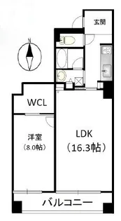 ブラービ南船場【5階】の間取り