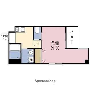 エクセレント南新町【6階】の間取り
