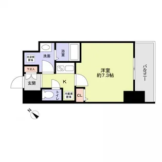 アークグラン大阪WEST【5階】の間取り