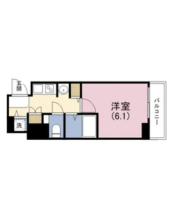 セイワパレス玉造駅上【12階】の間取り