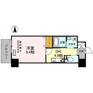 オアシス梅田【0503号室】の間取り