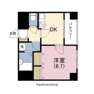 阪神ハイグレードマンション11番館【2階】の間取り