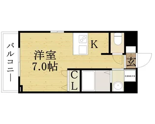 プレサンス大阪城公園ファーストシート【0301号室】の間取り