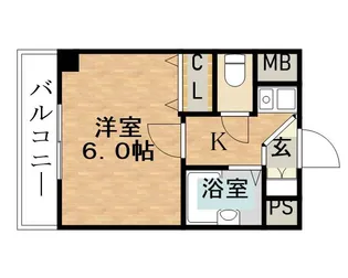ラ・フォーレ京橋【202号室】の間取り