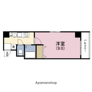 ラ・フォンテ海老江(旧ルミナール海老江)【9階】の間取り