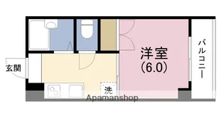 エステート野田【6階】の間取り