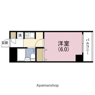 1Kの間取り画像