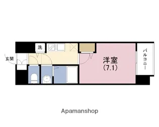 プレサンス野田阪神駅前ザ・ファースト【6階】の間取り
