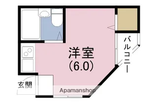 ボンジュール福島【1階】の間取り