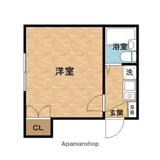 ビュー福島【2階】の間取り