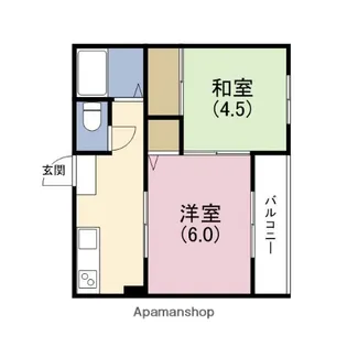 野田マンション【1階】の間取り