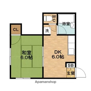 ホワイトレジデンス【3階】の間取り