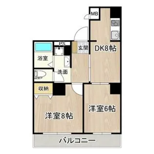 JMRレジデンス新大阪(旧メロディハイム新大阪)【3階】の間取り