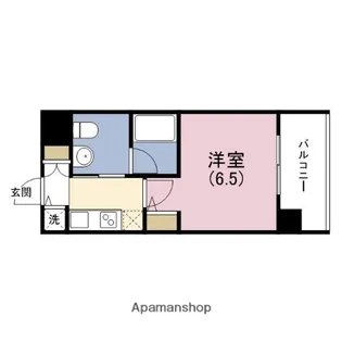 エスライズ堂島川【9階】の間取り