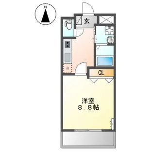 カーサ・デ・ラ・ルース【2階】の間取り