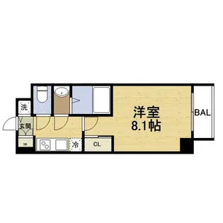 S-RESIDENCE都島【9階】の間取り