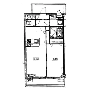 アンプルールフェール コンフォート【2階】の間取り
