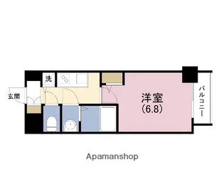 アクアプレイス福島EYE【9階】の間取り