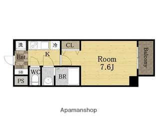 アクアプレイス福島EYE【10階】の間取り