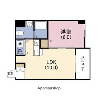 ハイアットコート薮野【3階】の間取り