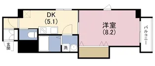 Ksプレイス【4階】の間取り
